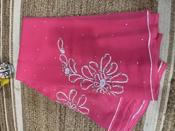 White Sequin Motif - Image 3