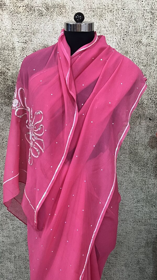 White Sequin Motif - Image 2