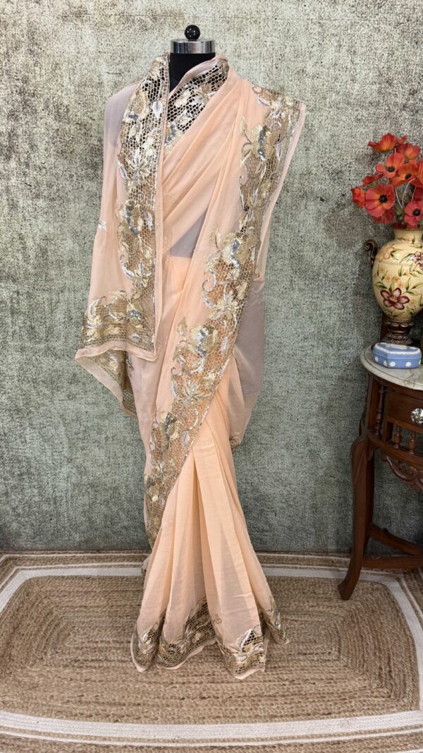 Peach Cutwork - Image 3