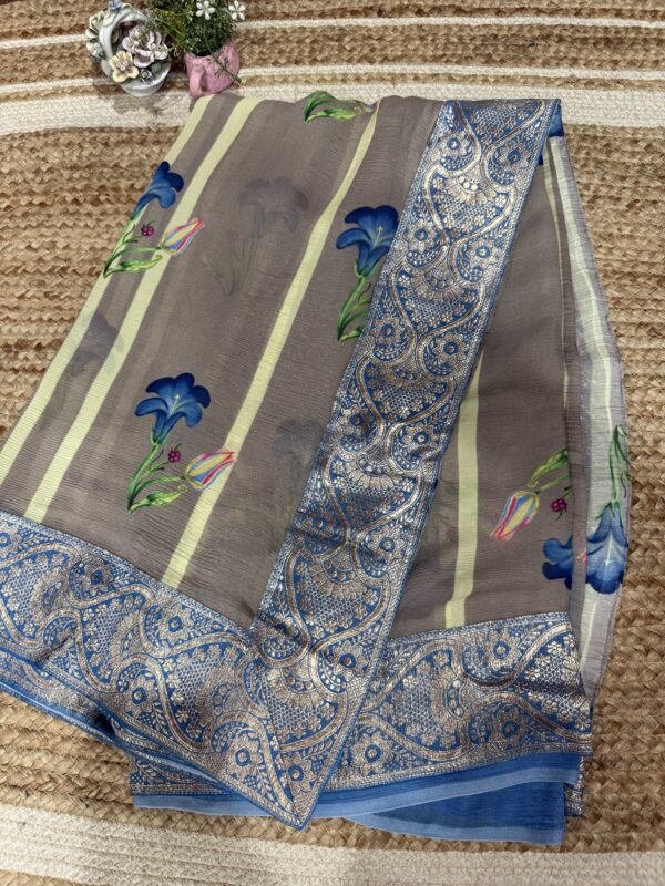 Grey Printed Antique border - Image 3