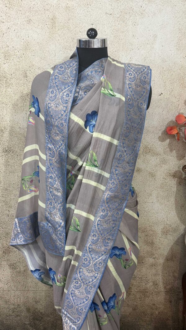 Grey Printed Antique border - Image 2