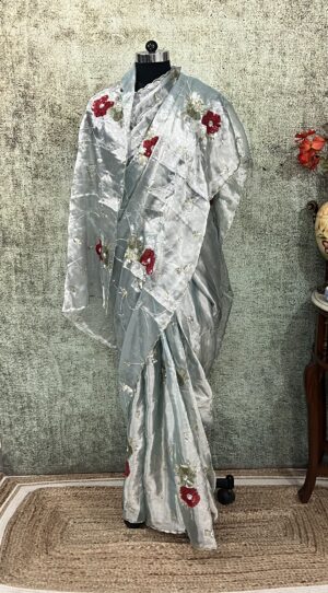 Metallic Tissue saree