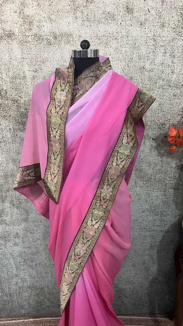 Pink Shaded Antique Border - Image 2
