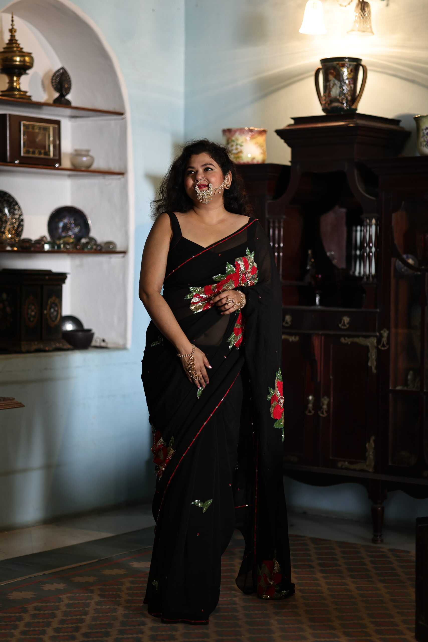 The Black verse Saree