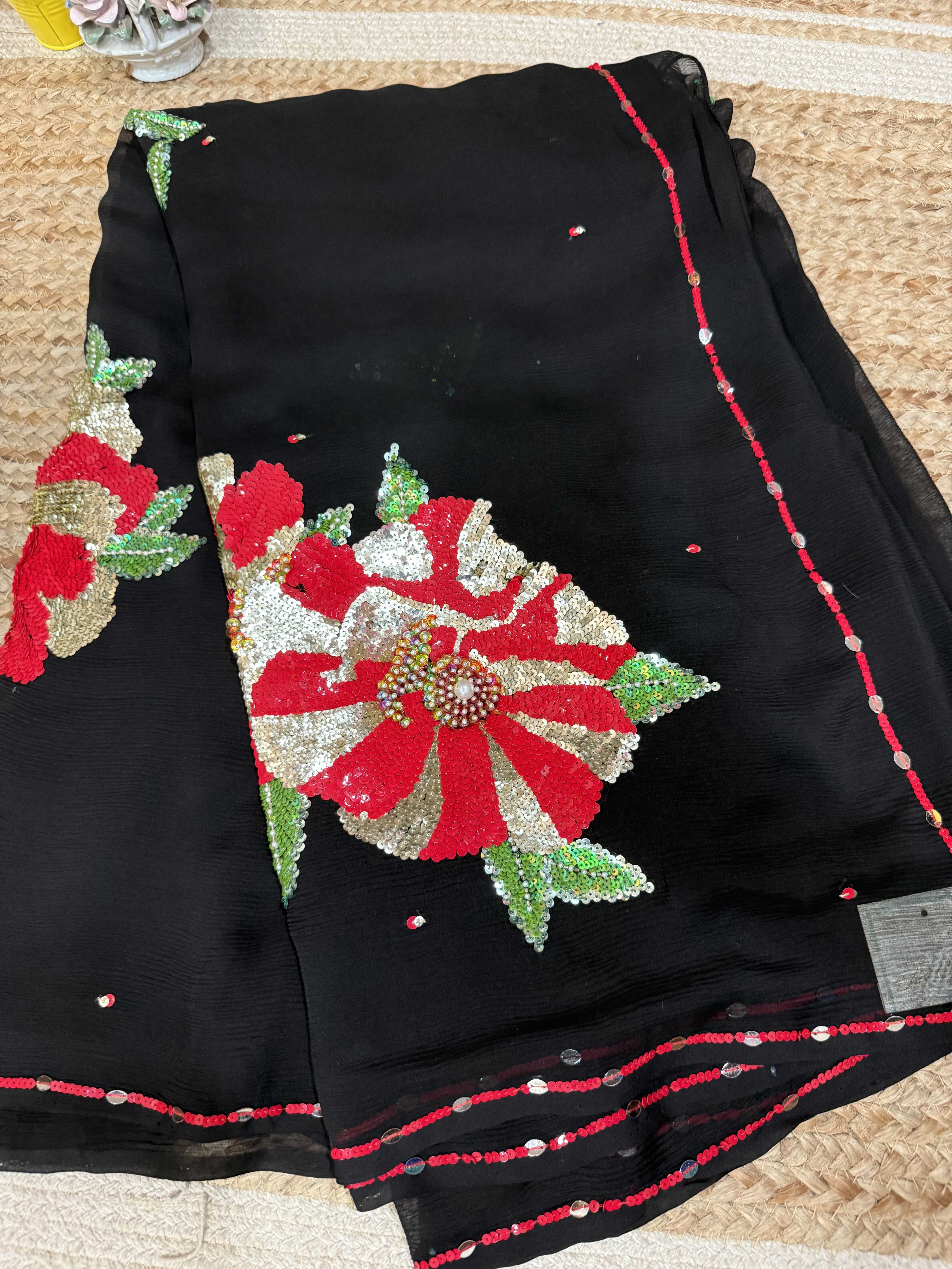 The Black verse Saree - Image 4