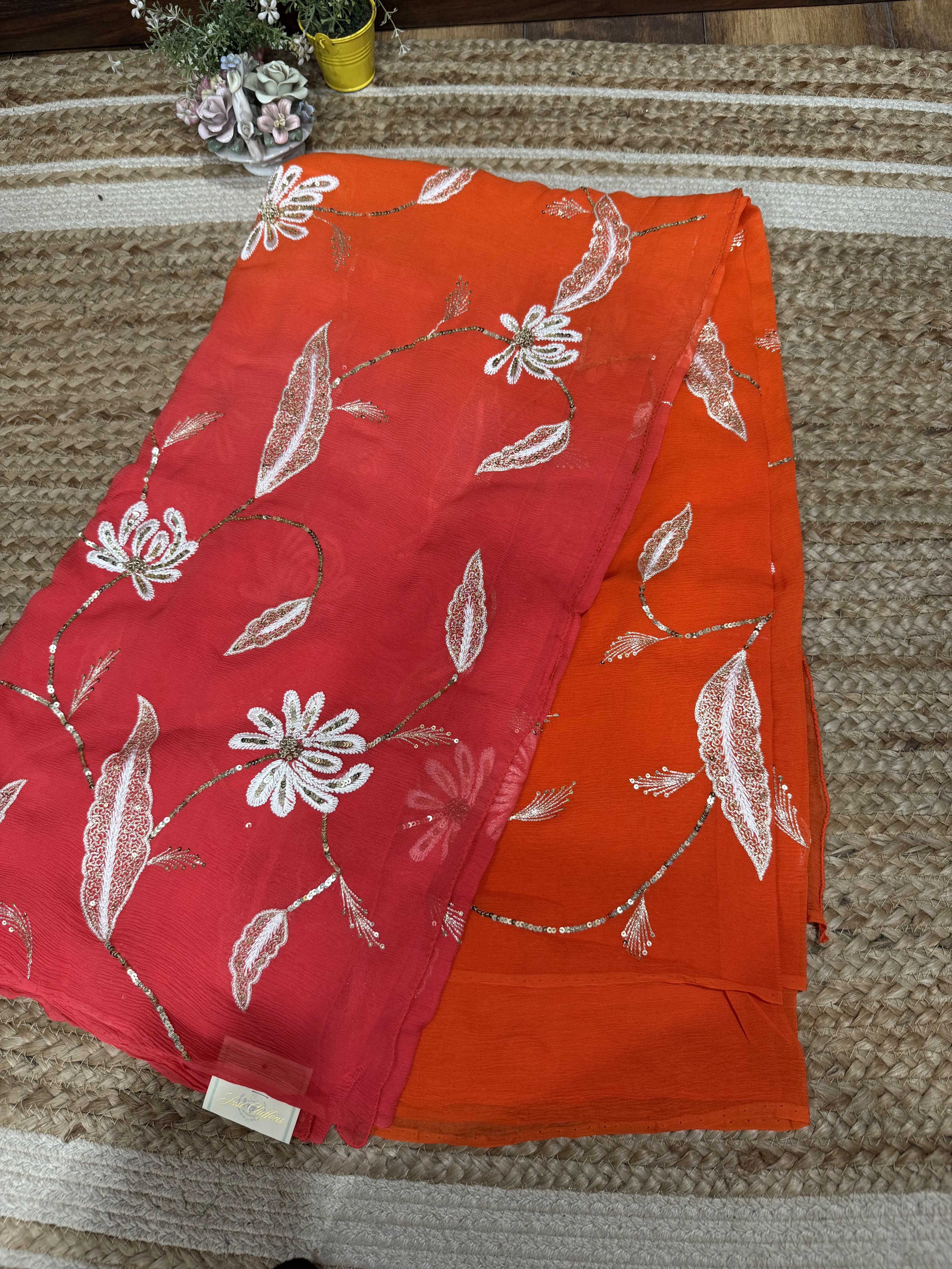 Orange Pink Jaal - Image 6