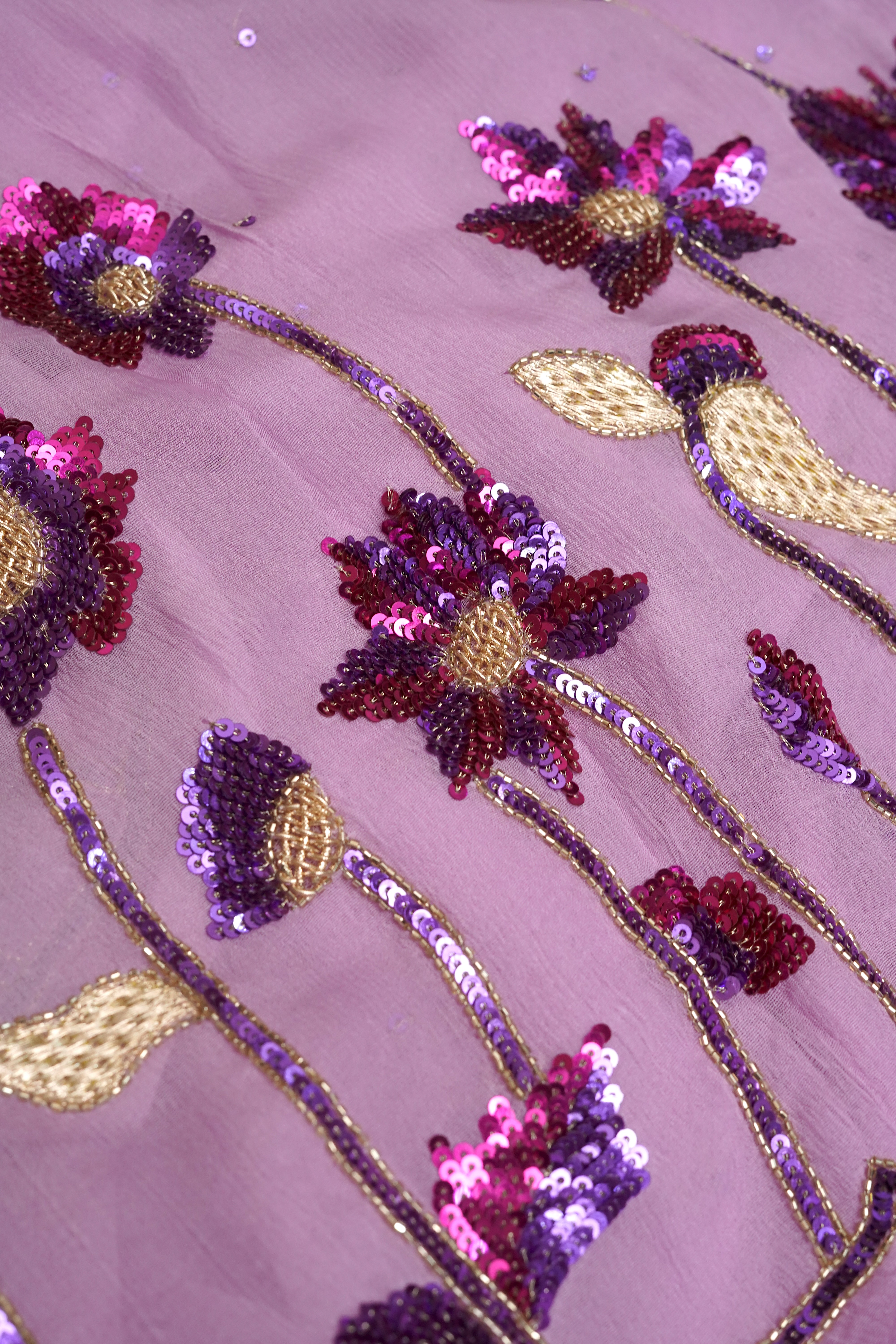 Purple Lotus Sequins - Image 3