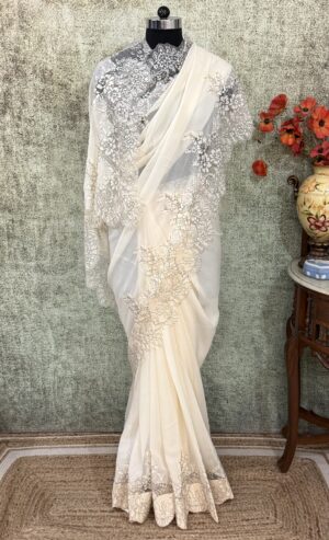 Ivory Whisper Chantlity Lace