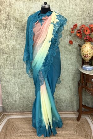 Pastel Ombré Chantlity Lace