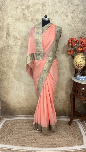 Peach Antique Border
