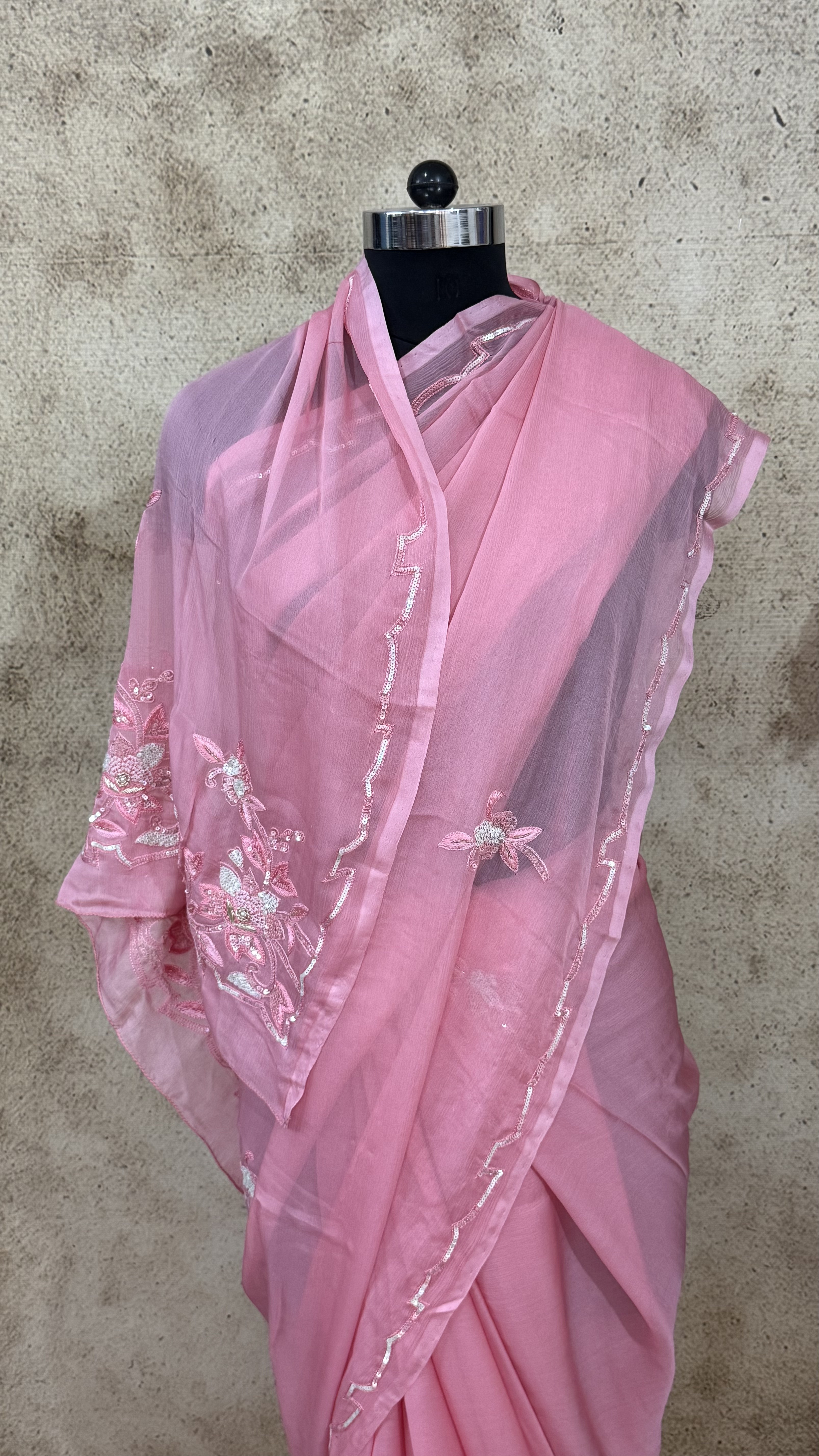 Blush Noor Saree - Image 2