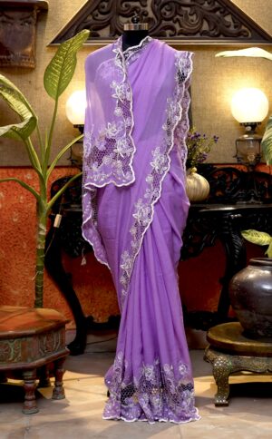 Lavender Cutwork