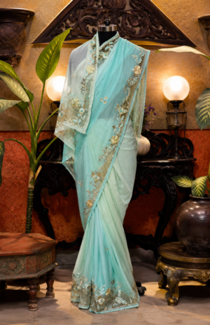 Aqua Mint Cutwork
